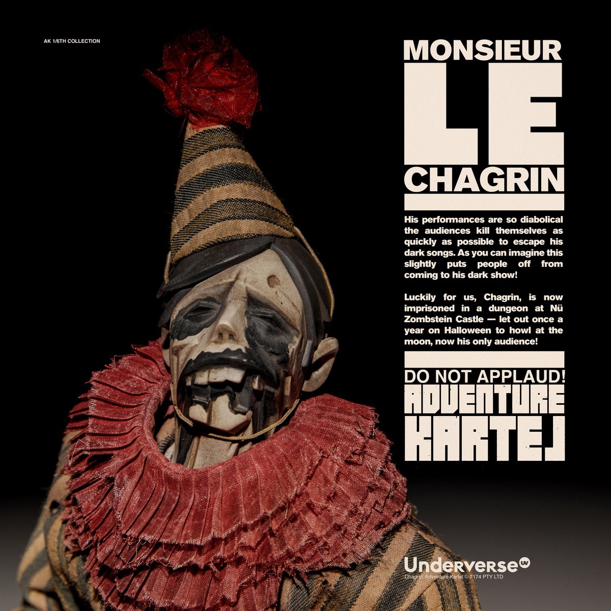 その他 Underverse MONSIEUR CHAGRIN Ashley Wood MONSIEUR LE CHAGRIN PRE-ORDER EDITION — UNDERVERSE