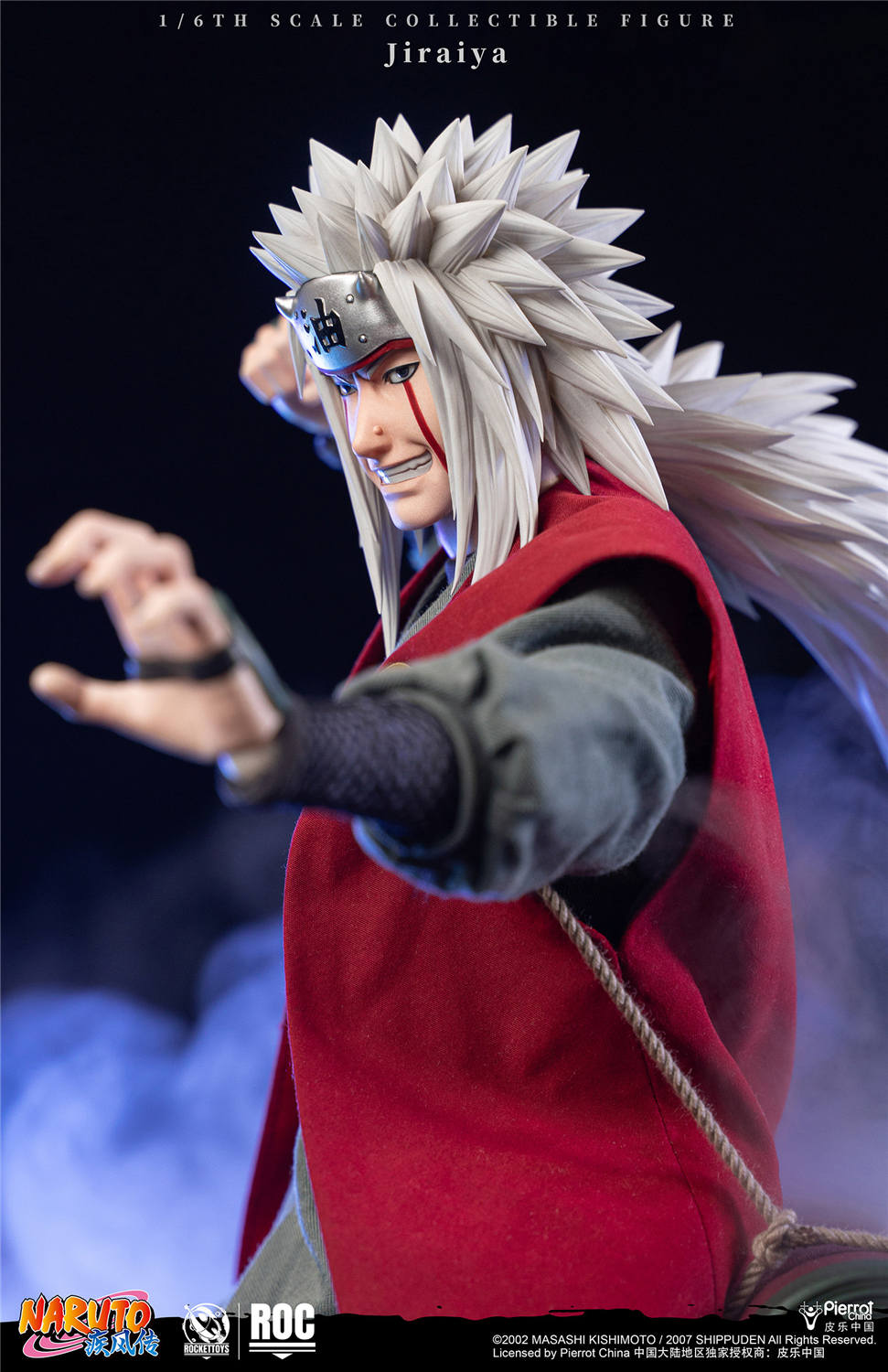 予約 RocketToys 1/6 『NARUTO -ナルト- 疾風伝』自来也 予約特典付き