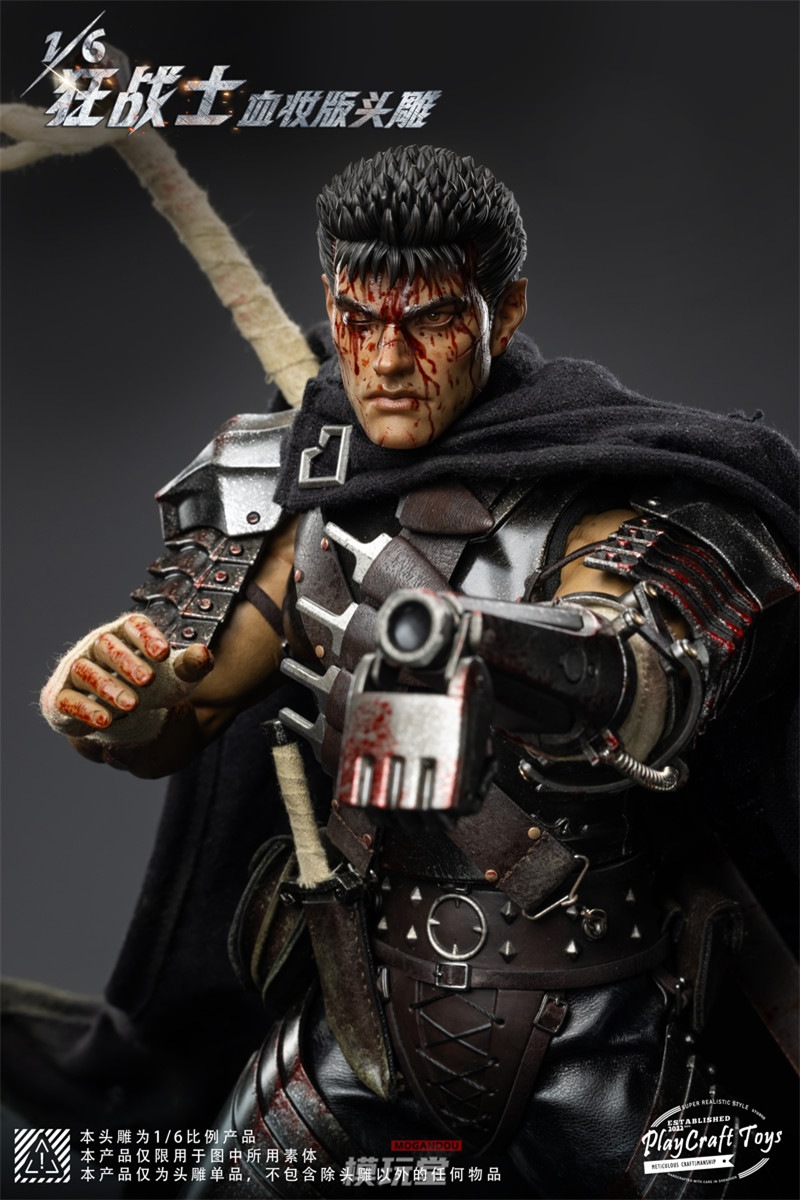 予約 Play Craft Toys 1/6 & 1/12 バーサーカー カスタムヘッド TD-001