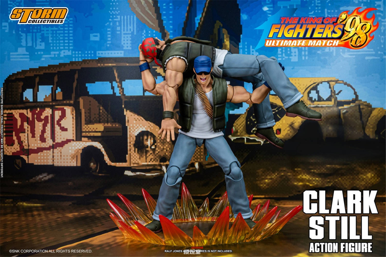 Storm Collectiblesキング・オブ・ファイターズ クラークスティル 予約 Storm Collectibles 1/10 『ザ・キング・オブ・ファイターズ '98