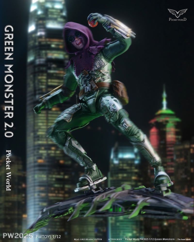 PWTOYS 1/12 Green Monster 2.0 ダメージ.Ver 未開封新品 PW2025