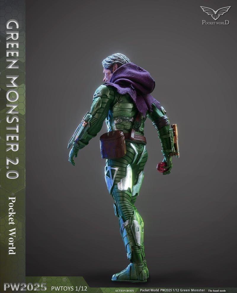 PWTOYS 1/12 Green Monster 2.0 ダメージ.Ver 未開封新品 PW2025