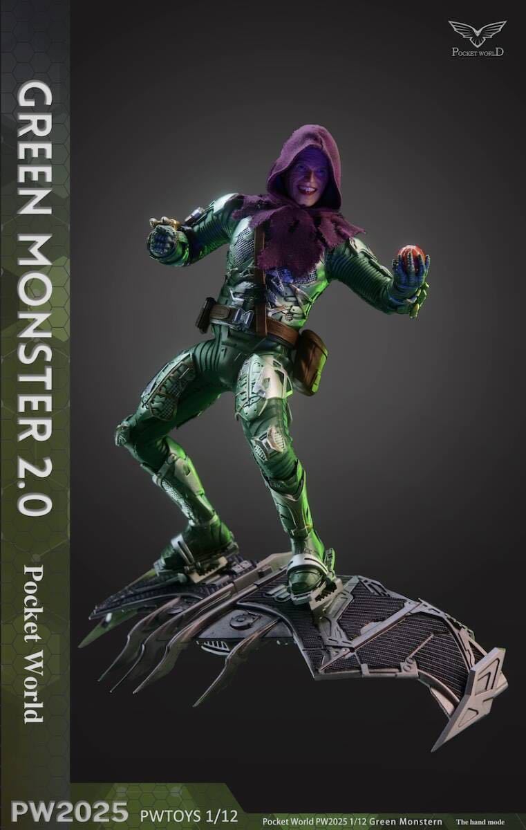 PWTOYS 1/12 Green Monster 2.0 ダメージ.Ver 未開封新品 PW2025