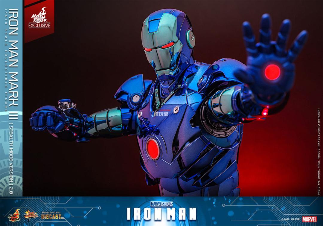 ホットトイズ MMS814D71 アイアンマン・マーク３ブルー・ステルス版2.0 ホットトイズ MMS814D71 『アイアンマン』アイアンマン・マーク3