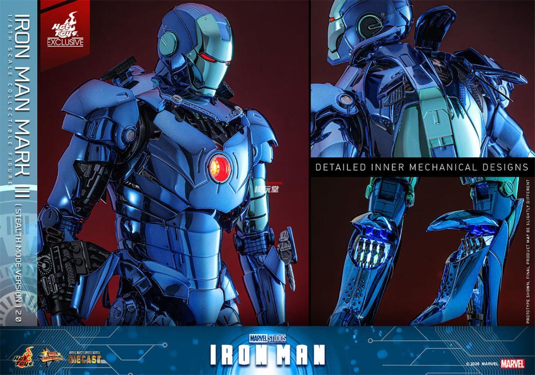 ホットトイズ 1/6 アイアンマン・マーク3 ステルス・モード 2.0版
