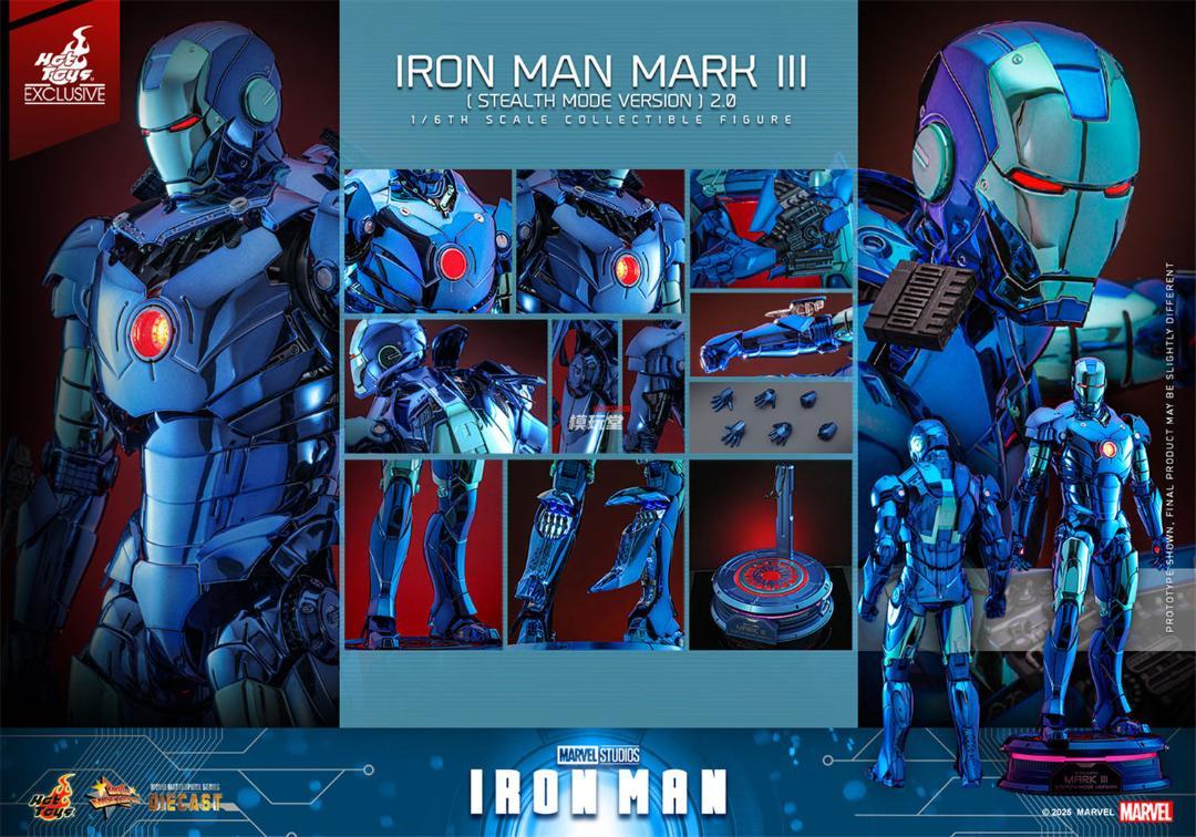 HOT TOYS アイアンマンステレス 限定 Hot toys CMS012D46 Ironman (Stealth Armor) Collectible