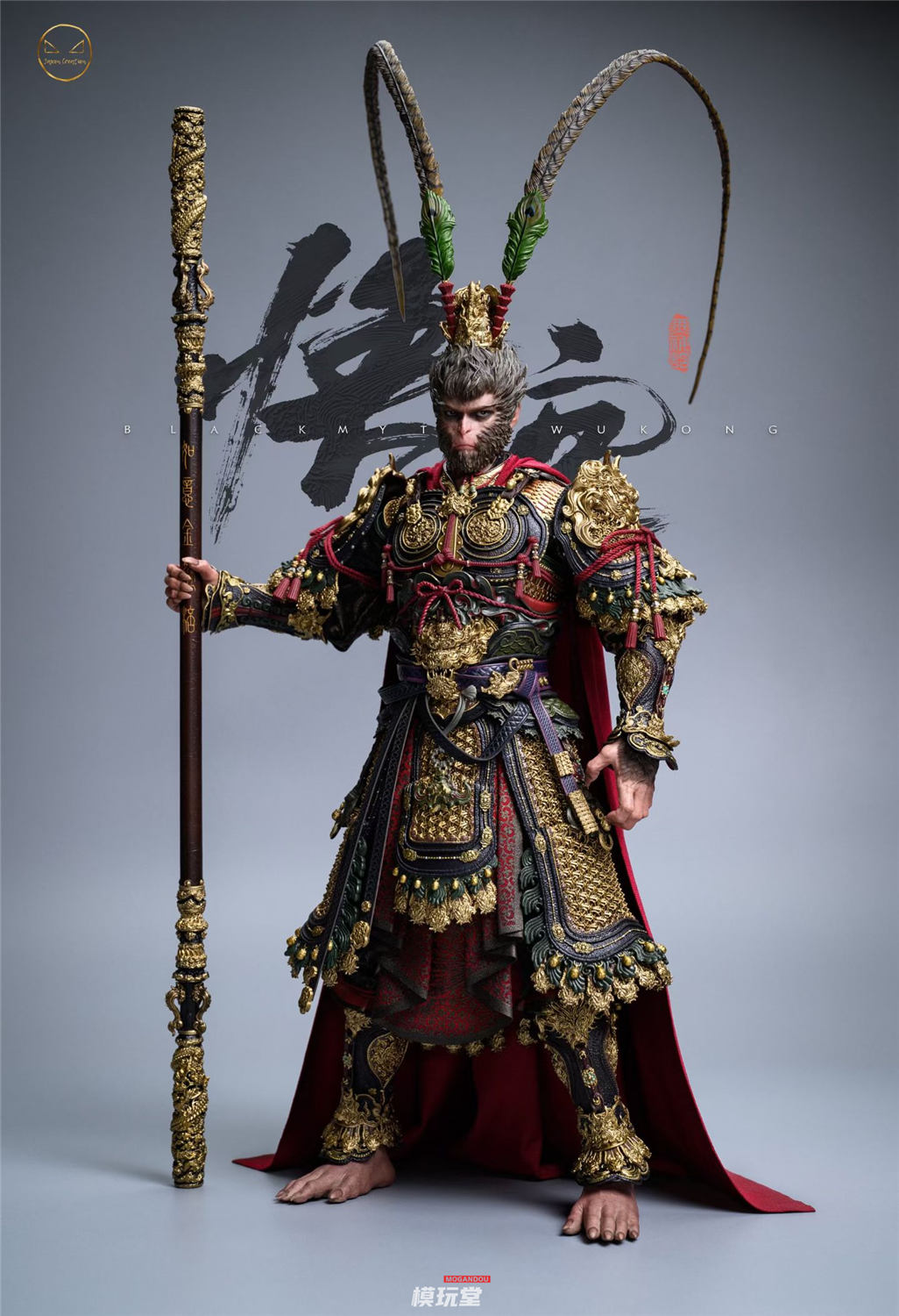 予約 Jaxon xu 1/6 INART 『黒神話: 悟空』 天命人 ゴールドアーマー