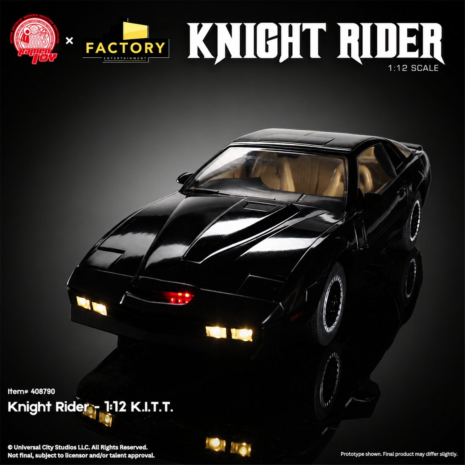 予約 Ramen Toy x Factory Entertainment 1/12 『ナイトライダー