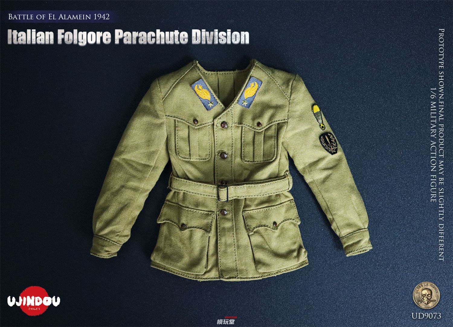 予約 UJINDOU 1/6 WW2 イタリア王国陸軍 第185空挺師団「フォルゴーレ