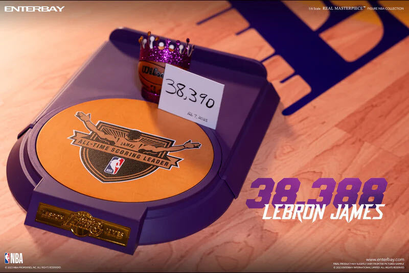ENTERBAY 1/6 NBA レブロン ジェームズ スペシャル.Ver 未開封新品 RM