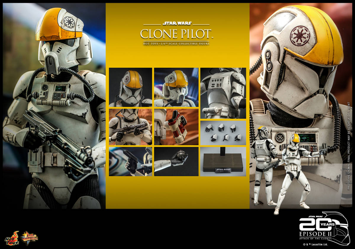 ホットトイズ 1/6 スター・ウォーズ エピソード 2 クローンの攻撃