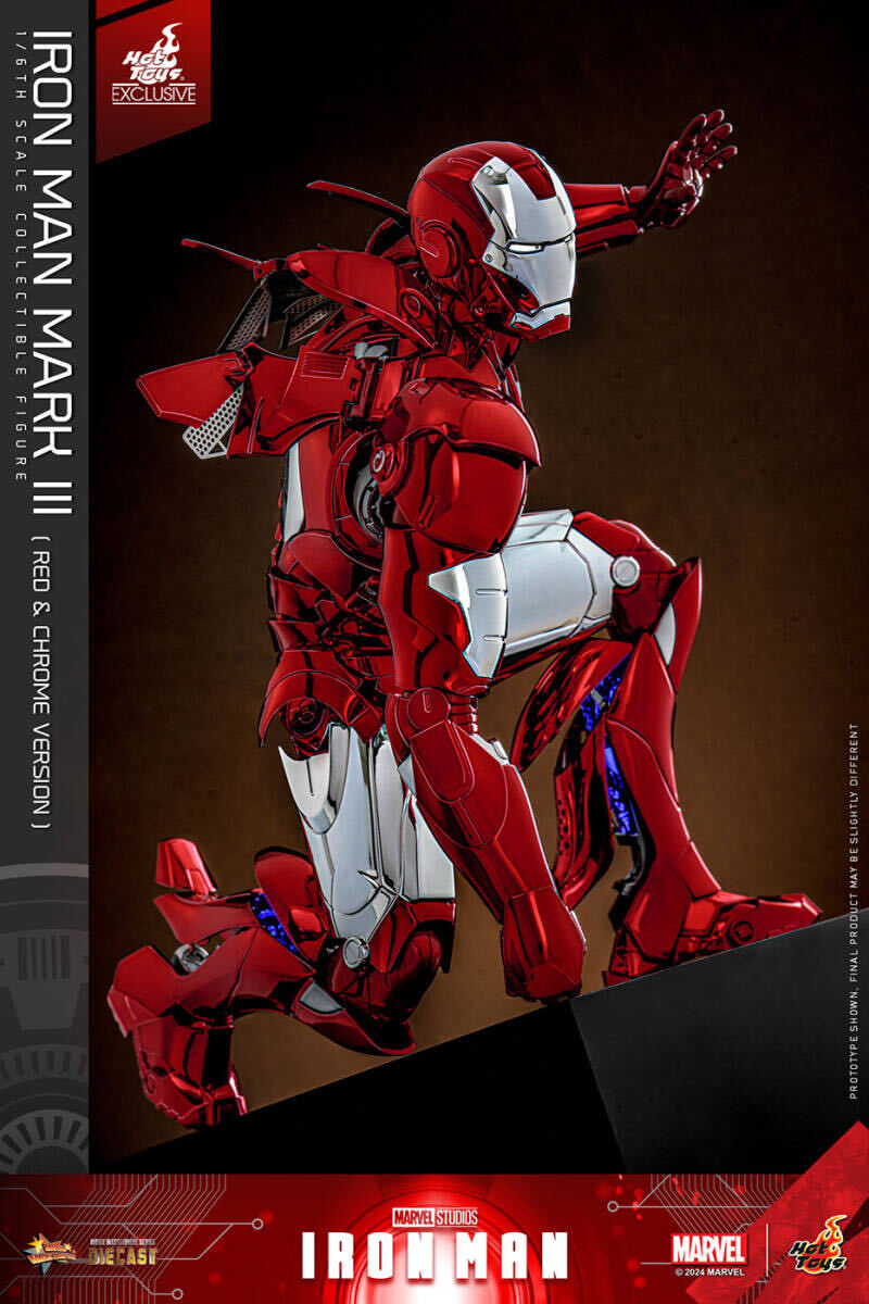 ホットトイズ 1/6 会場限定 アイアンマン マーク3 レッド＆シルバー