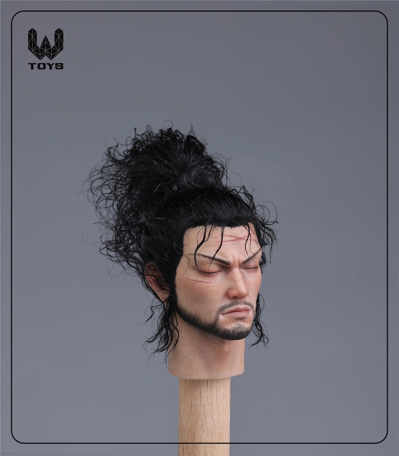 予約 W TOYS 1/6 宮本武蔵 植毛ヘッド 眼球可動仕様 A/B Miyamoto