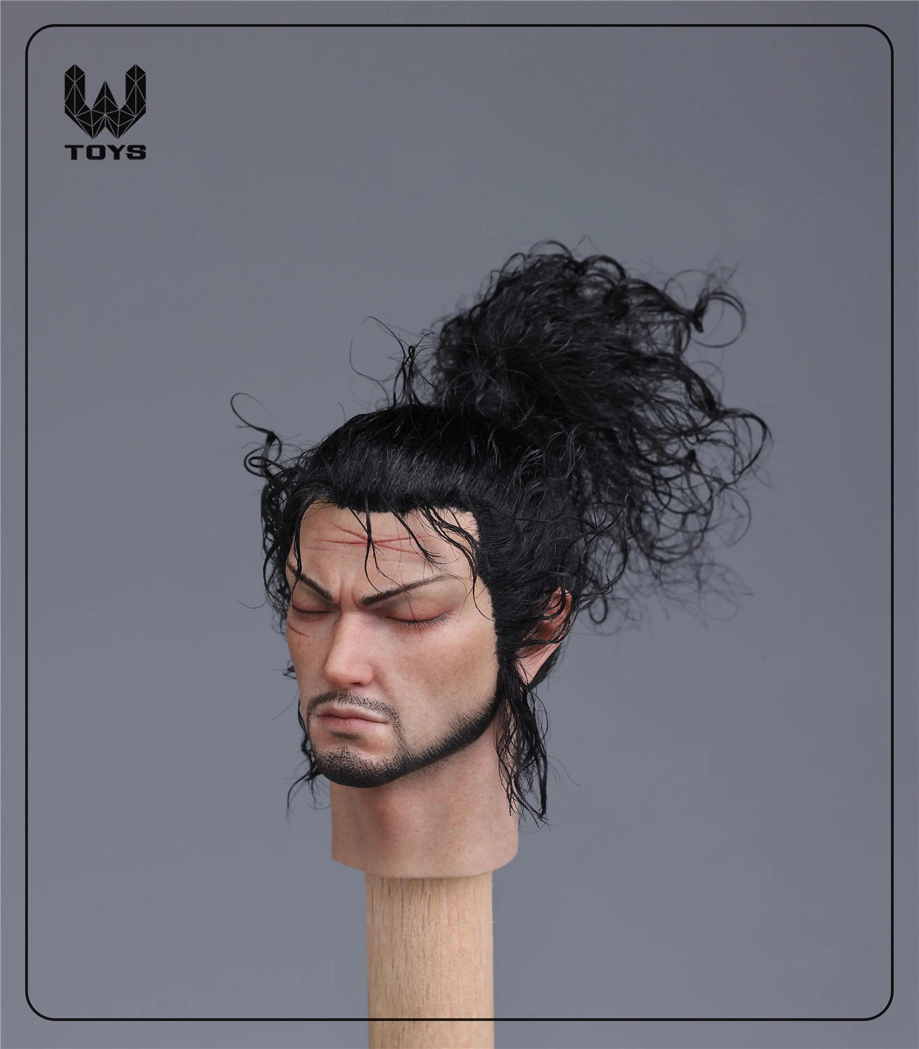 予約 W TOYS 1/6 宮本武蔵 植毛ヘッド 眼球可動仕様 A/B Miyamoto