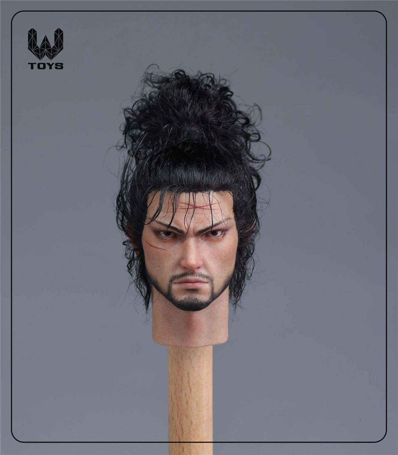 予約 W TOYS 1/6 宮本武蔵 植毛ヘッド 眼球可動仕様 A/B Miyamoto