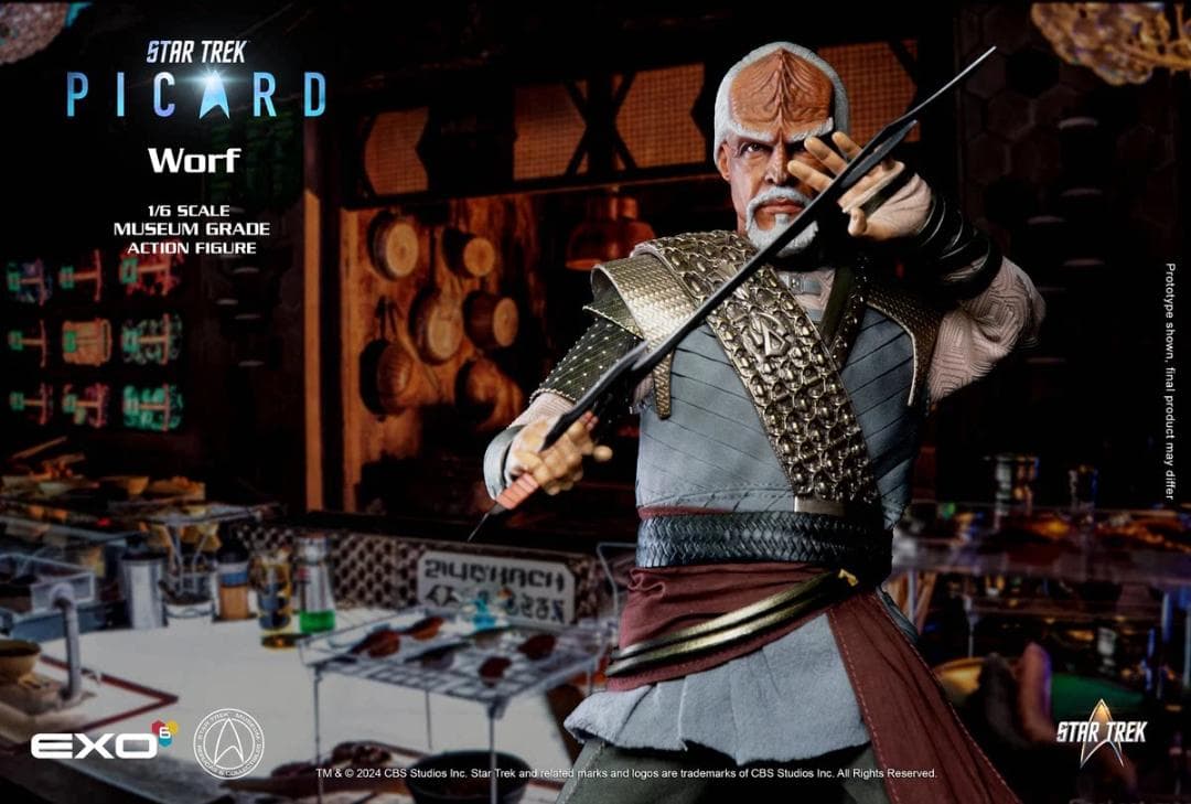 EXO-6 1/6 『スタートレック ピカード』 宇宙艦隊 ウォーフ 大佐 Star