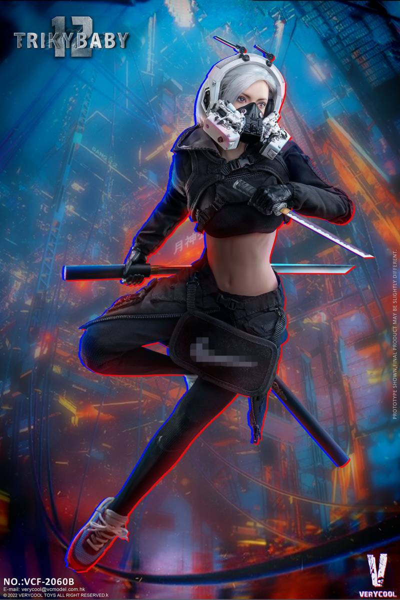 VERYCOOL 1/6 サイバーパンク トリッキーベイビー 12 虹 レインボー
