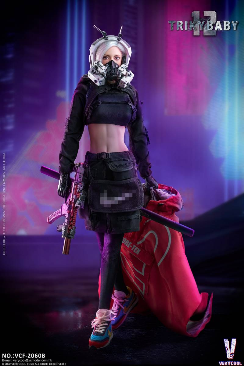 VERYCOOL 1/6 サイバーパンク トリッキーベイビー 12 虹 レインボー
