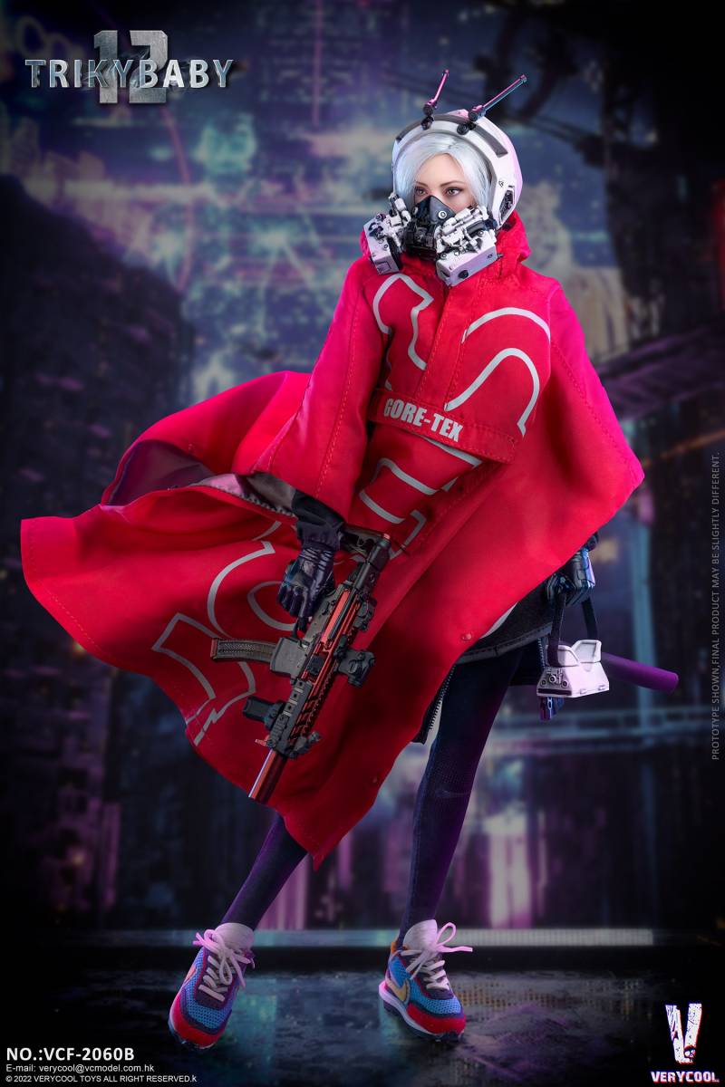 VERYCOOL 1/6 サイバーパンク トリッキーベイビー 12 虹 レインボー