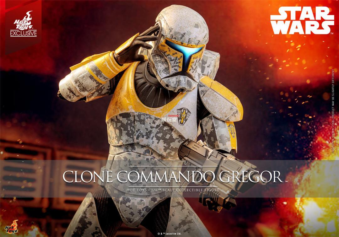 ホットトイズ1/6スター・ウォーズ クローン・コマンドー・グレガー TMS155 ホットトイズ 1/6 スター・ウォーズ：クローン・ウォーズ