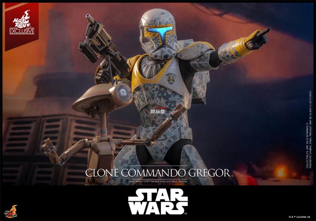 ホットトイズ1/6スター・ウォーズ クローン・コマンドー・グレガー TMS155 ホットトイズ 1/6 スター・ウォーズ：クローン・ウォーズ