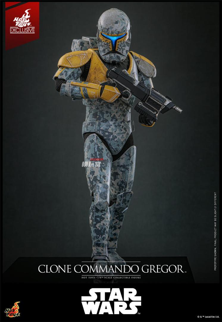 ホットトイズ1/6スター・ウォーズ クローン・コマンドー・グレガー TMS155 ホットトイズ 1/6 スター・ウォーズ：クローン・ウォーズ