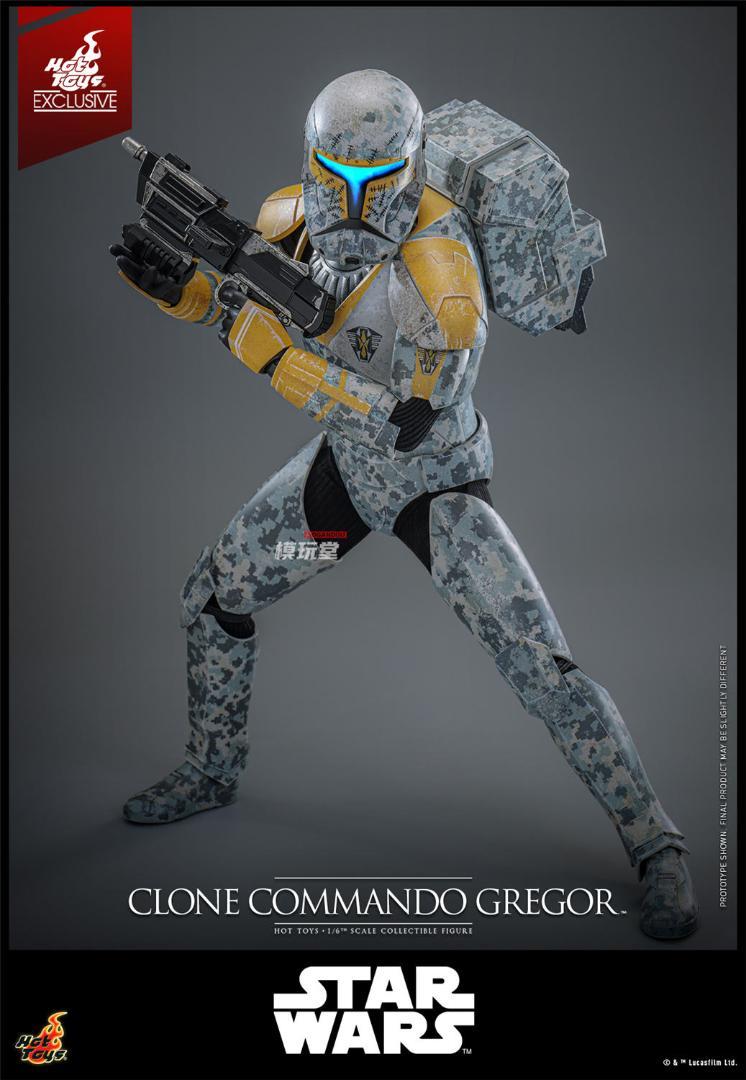 ホットトイズ1/6スター・ウォーズ クローン・コマンドー・グレガー TMS155 ホットトイズ 1/6 スター・ウォーズ：クローン・ウォーズ