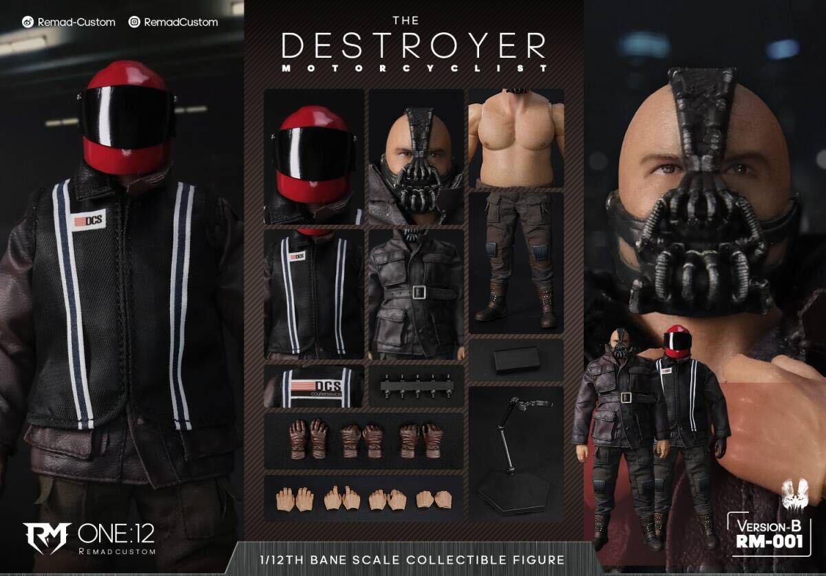 Remad Custom 1/12 DESTROYER BATS KILLER B.Ver 未開封新品 RM-001B