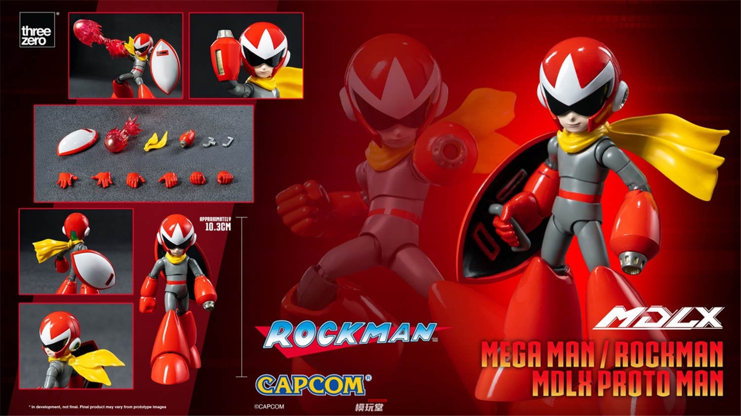 予約 threezero MDLX ロックマン ブルース 3Z0989 Rockman Mega Man