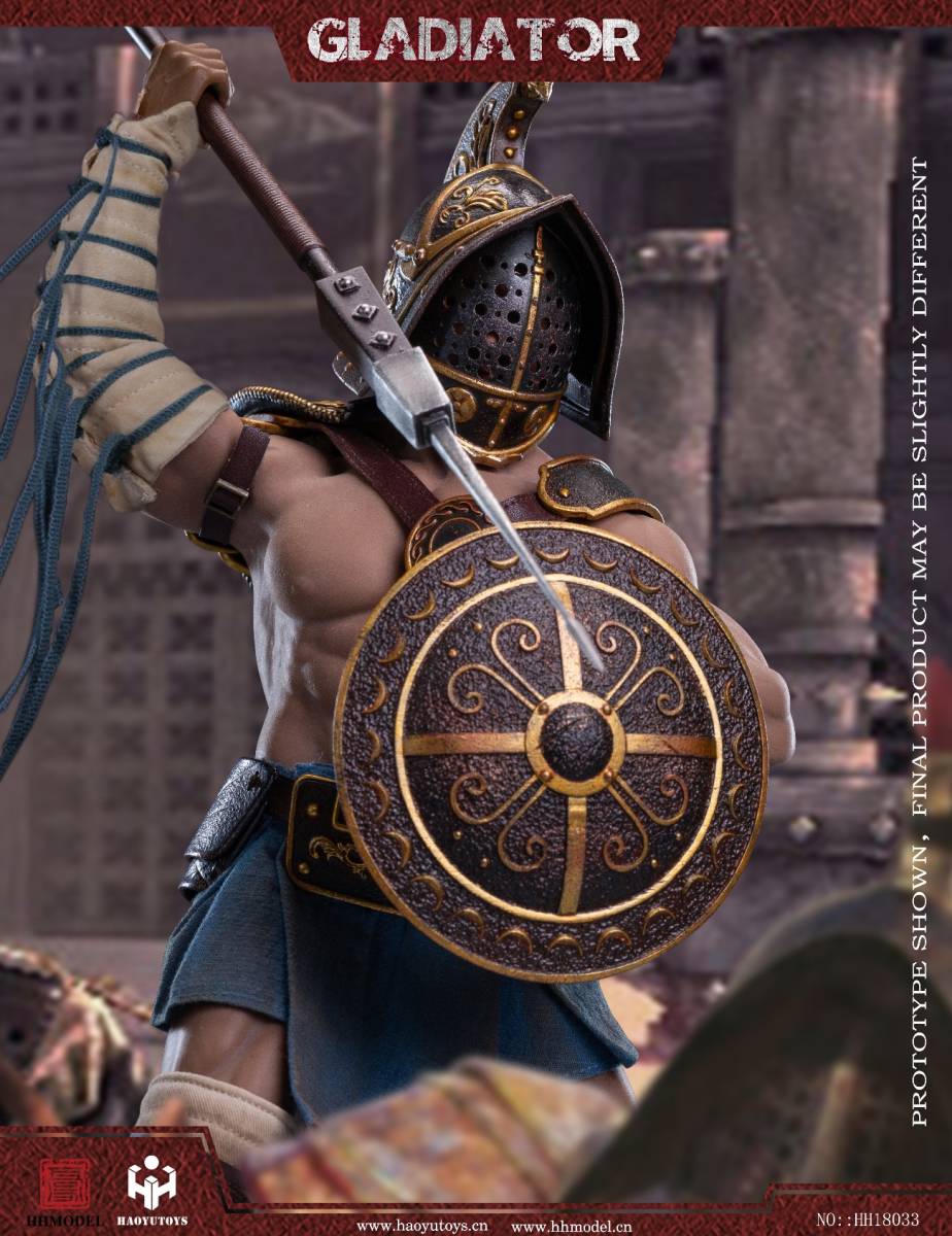 HHMODEL × HAOYUTOYS 1/6 ローマ グラディエーター ホプロマクス 未