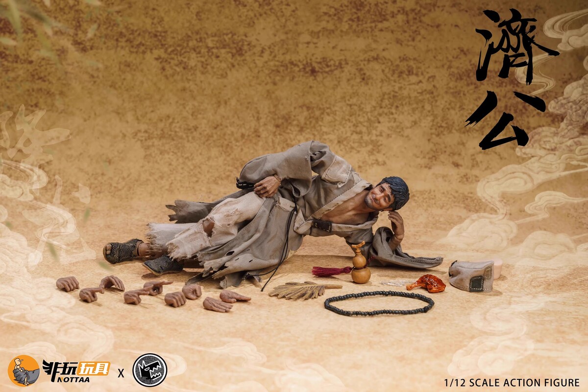 非玩玩具 x DaHuiLang 1/12 済公 JI GONG 活仏 済顛 非玩玩具 x DaHuiLang 1/12 済公 JI GONG 活仏 済顛