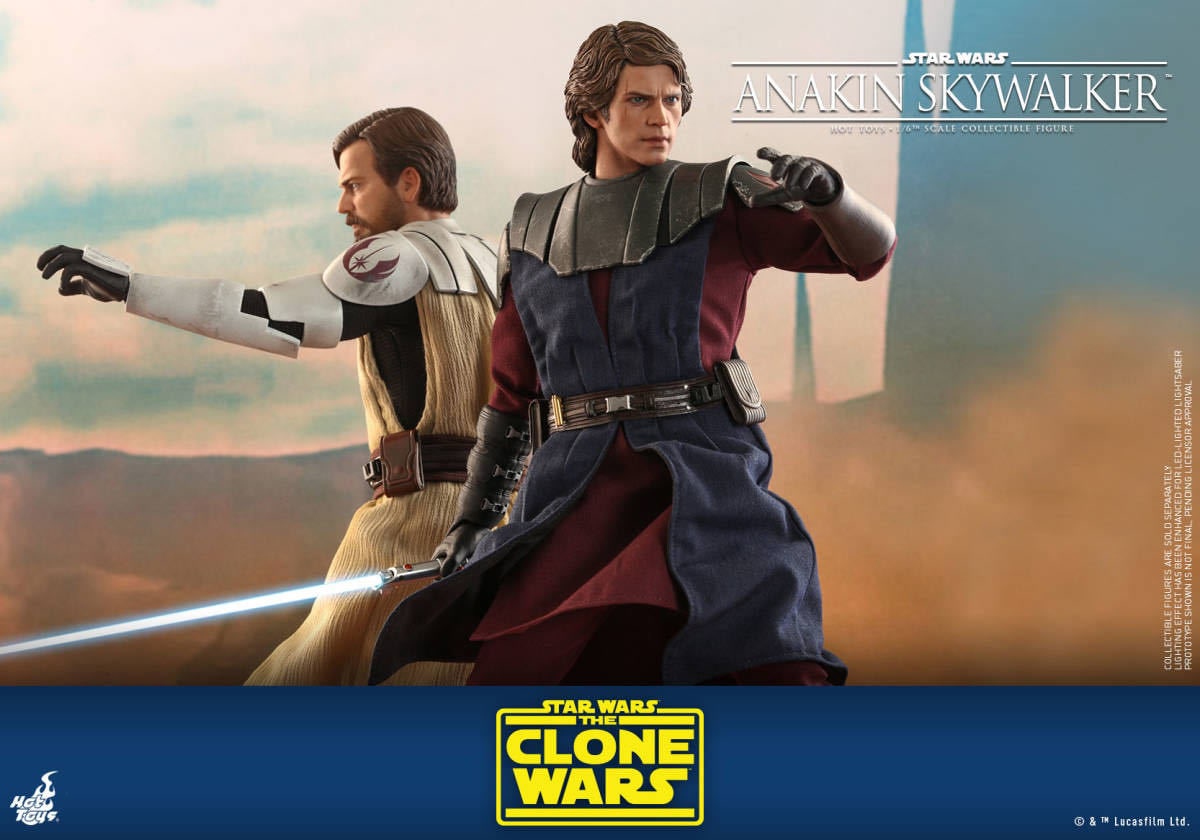 ホットトイズ 1/6 スター・ウォーズ：クローン・ウォーズ アナキン