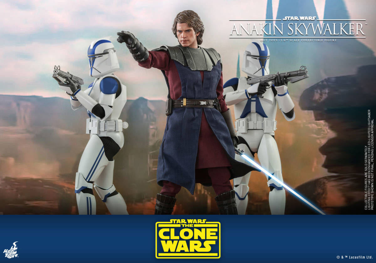 ホットトイズ 1/6 スター・ウォーズ：クローン・ウォーズ アナキン