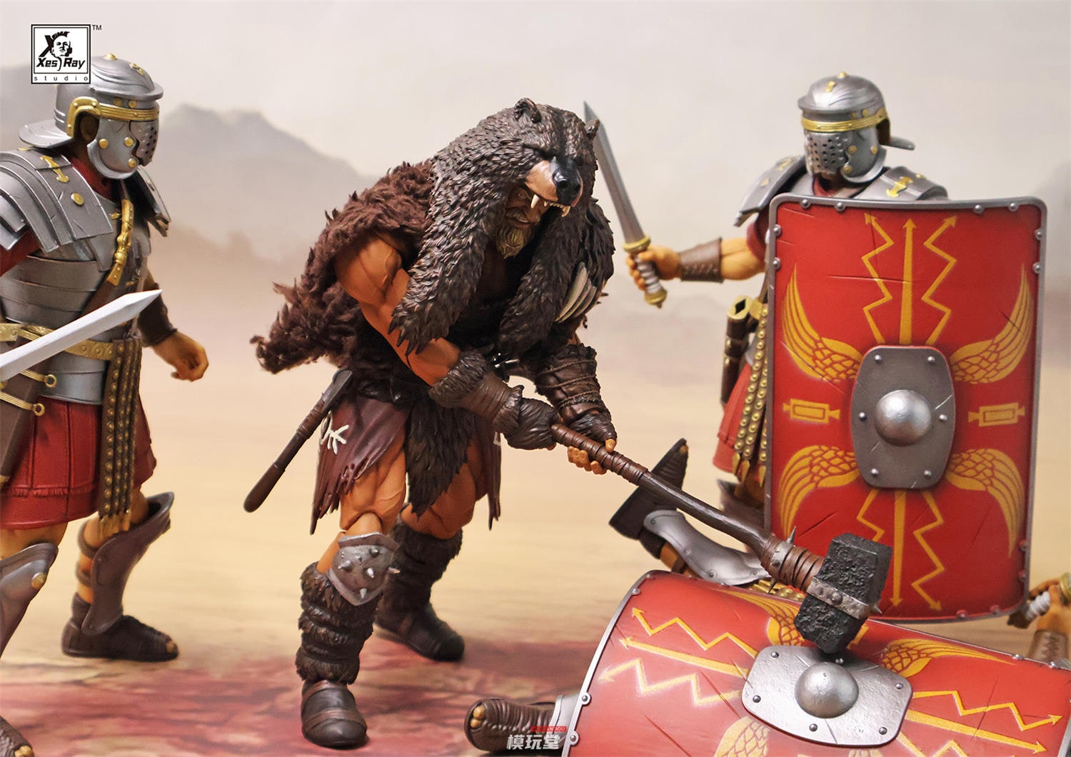 アメコミ COMBATANTS FIGHTFORGLORY BRANTHOC BRANTHOC DEVILFISH Combatants Fight For Glory 1:12 gladiator