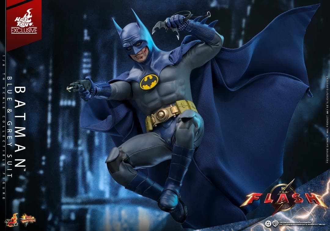 ホットトイズMMS834ザ・フラッシュバットマンブルー＆グレースーツBatman ホットトイズ 1/6 『ザ・フラッシュ』 バットマン （ブルー ＆ グレー