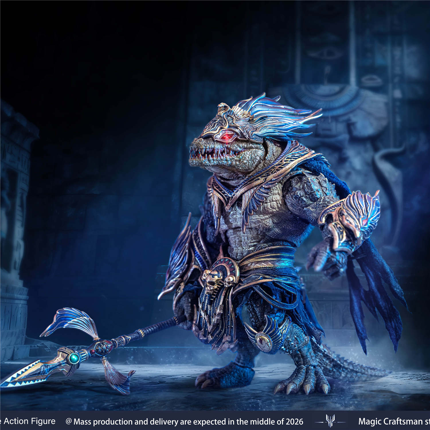 予約 Magic Craftsman studio 1/12 エジプト神 ソベク 砂漠の巨鰐
