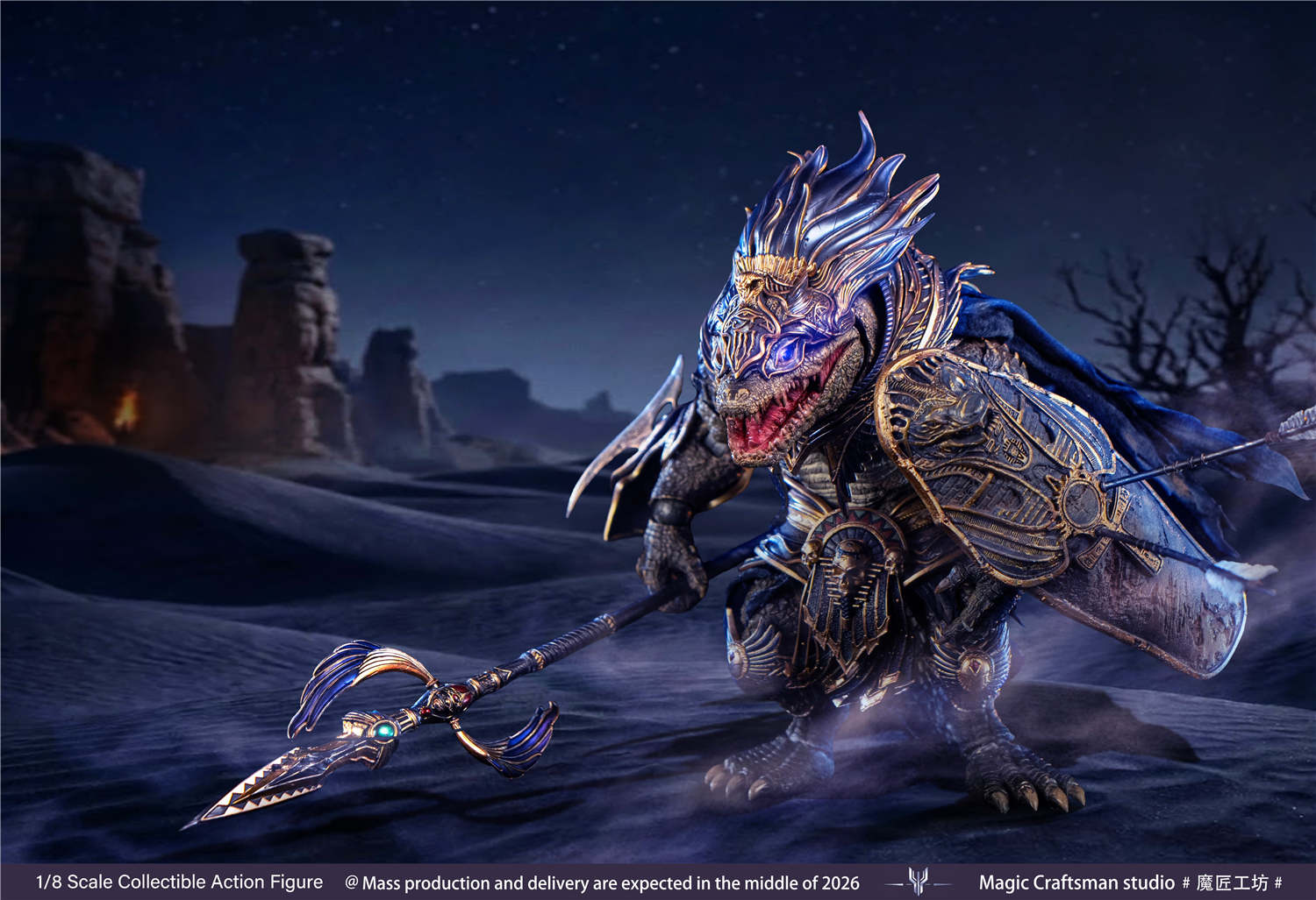 予約 Magic Craftsman studio 1/12 エジプト神 ソベク 砂漠の巨鰐