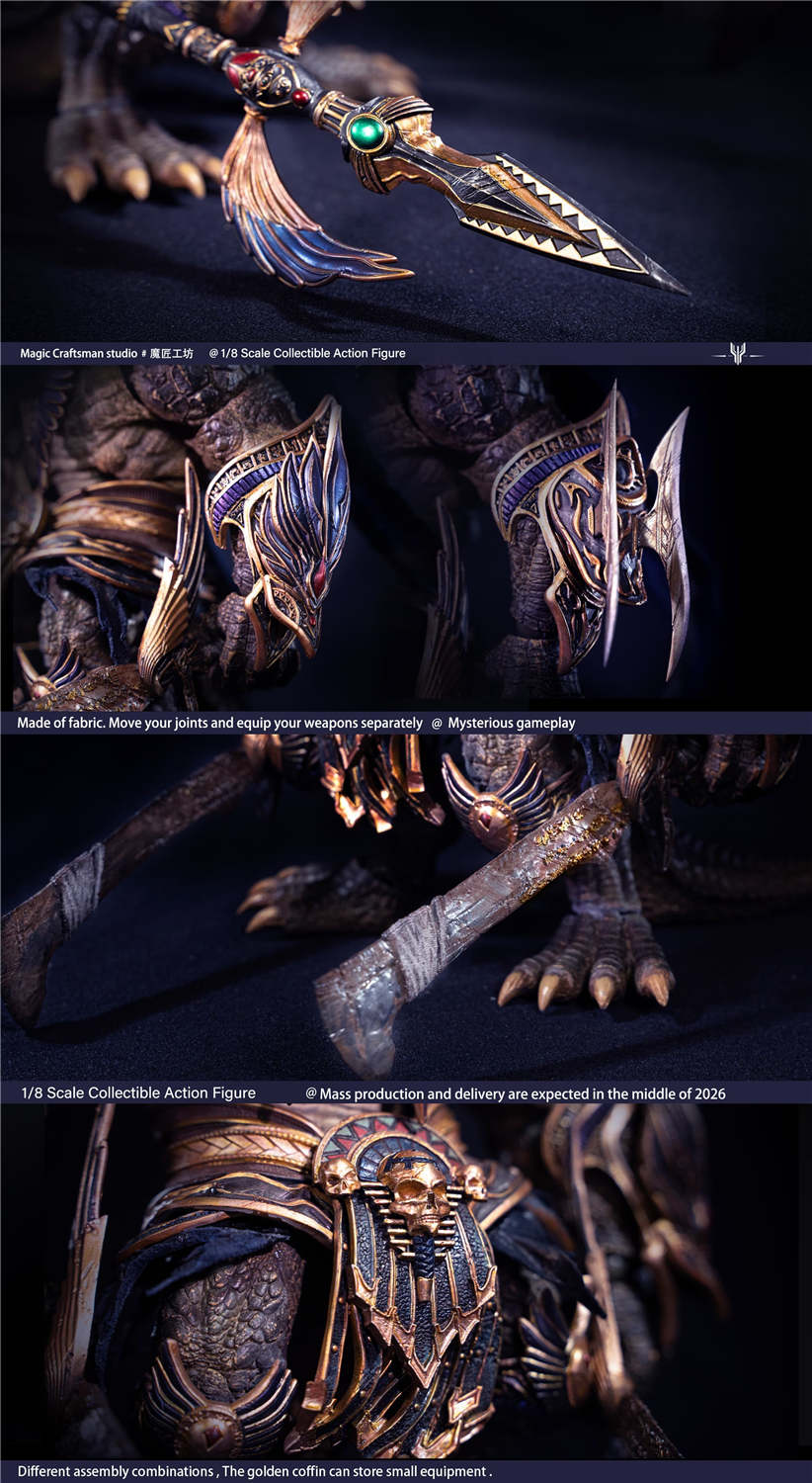 予約 Magic Craftsman studio 1/12 エジプト神 ソベク 砂漠の巨鰐