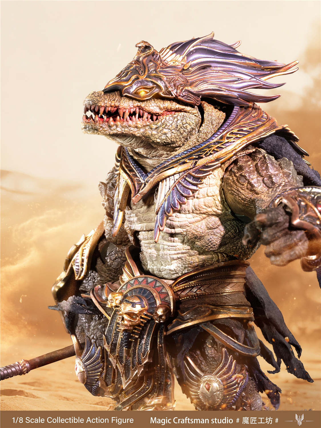 予約 Magic Craftsman studio 1/12 エジプト神 ソベク 砂漠の巨鰐