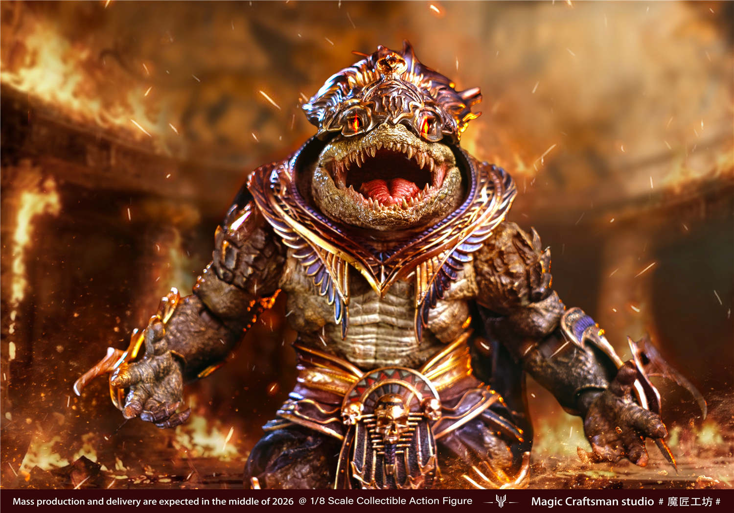 予約 Magic Craftsman studio 1/12 エジプト神 ソベク 砂漠の巨鰐