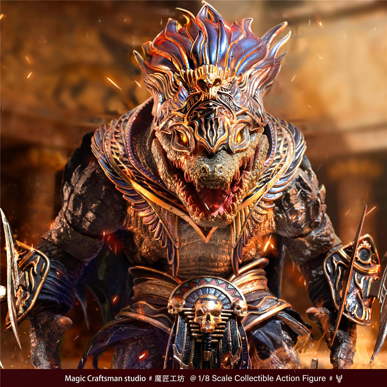 予約 Magic Craftsman studio 1/12 エジプト神 ソベク 砂漠の巨鰐