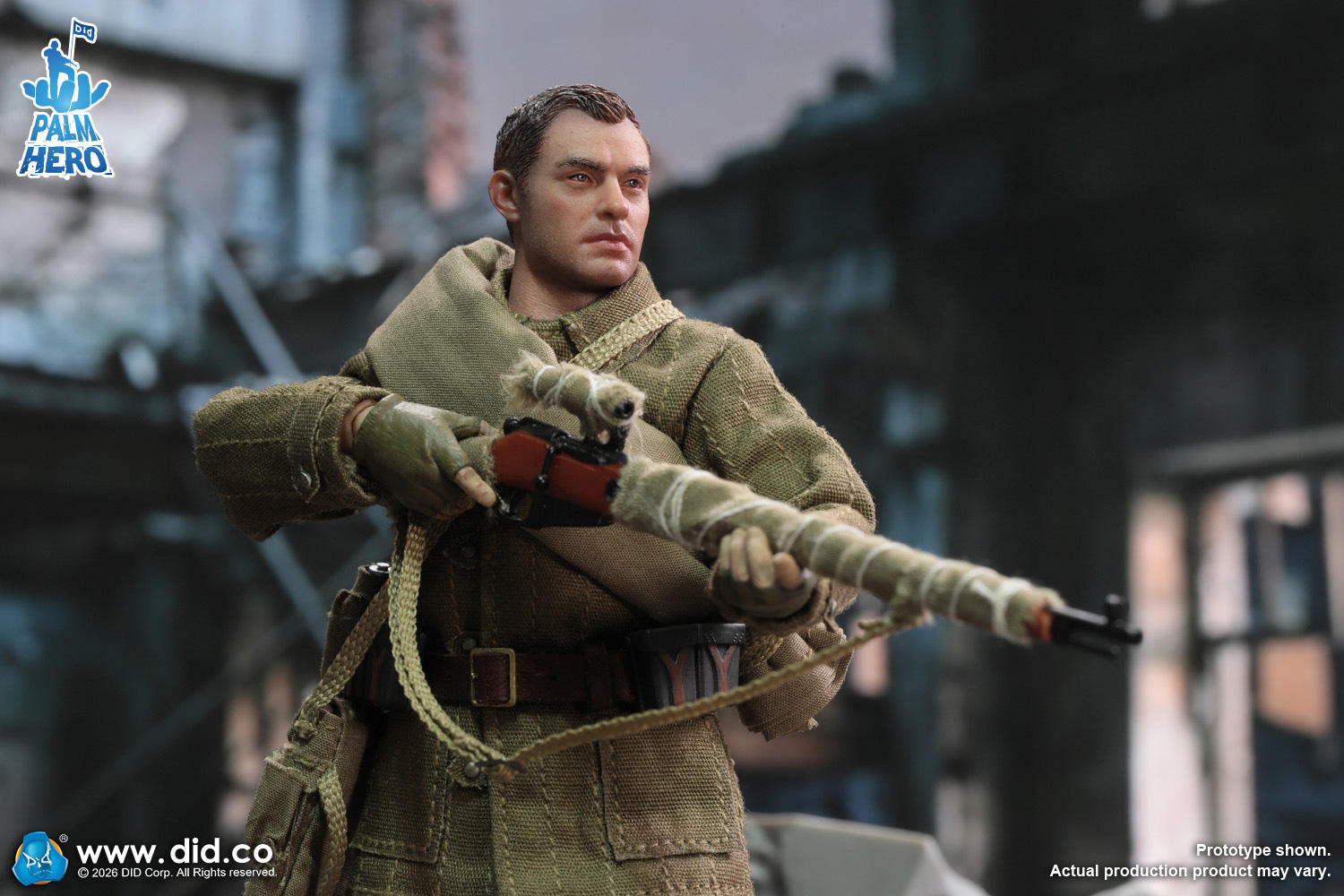 予約 DID 1/12 WW2 ロシア軍 狙撃兵 ヴァシリ・ザイツェフ XR80037