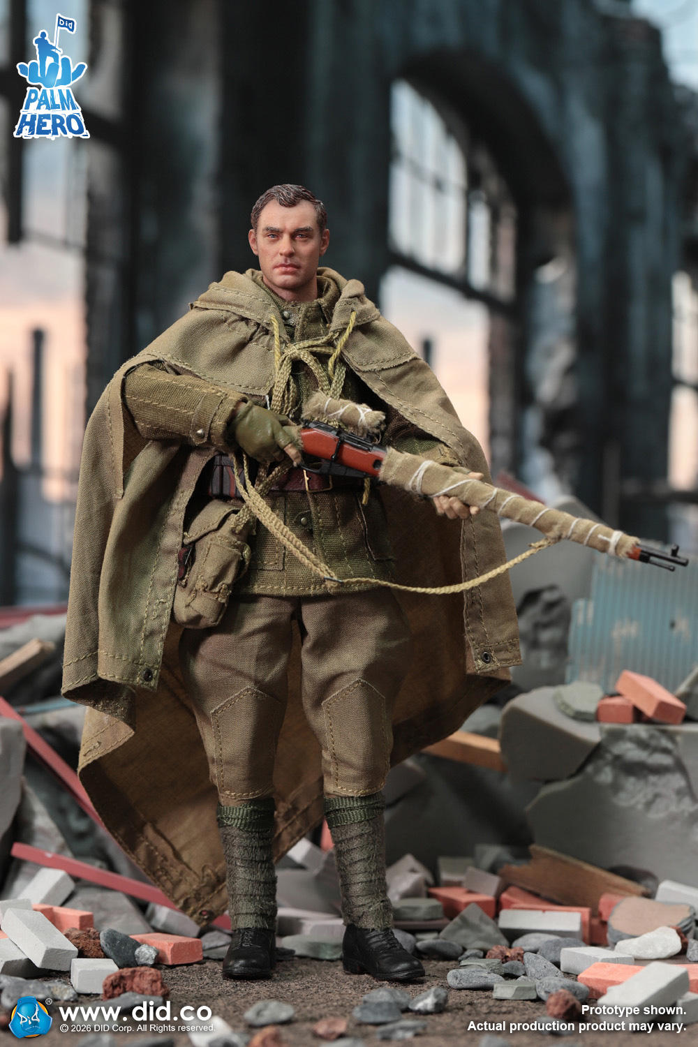予約 DID 1/12 WW2 ロシア軍 狙撃兵 ヴァシリ・ザイツェフ XR80037