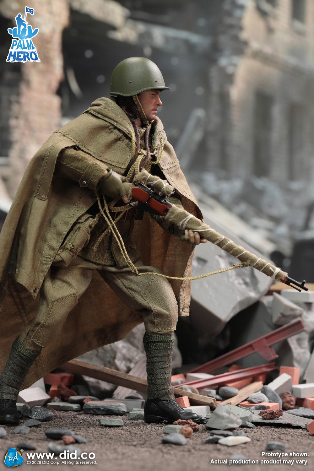 予約 DID 1/12 WW2 ロシア軍 狙撃兵 ヴァシリ・ザイツェフ XR80037