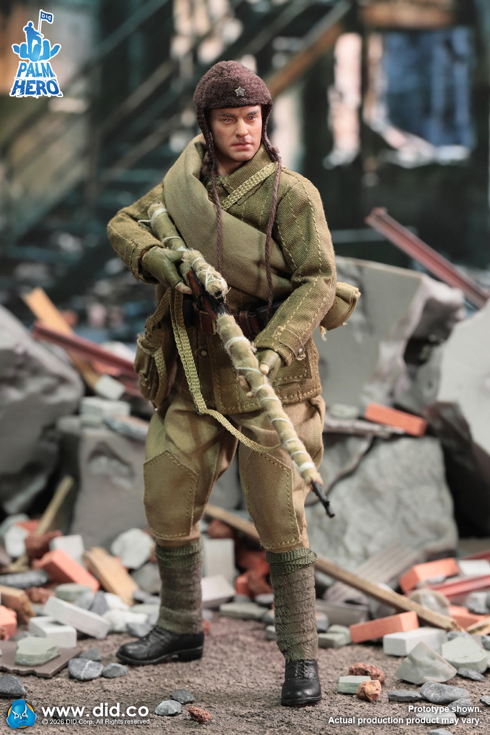 予約 DID 1/12 WW2 ロシア軍 狙撃兵 ヴァシリ・ザイツェフ XR80037