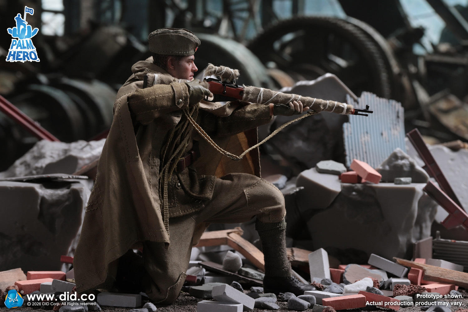 狙撃兵　 予約 DID 1/12 WW2 ロシア軍 狙撃兵 ヴァシリ・ザイツェフ XR80037