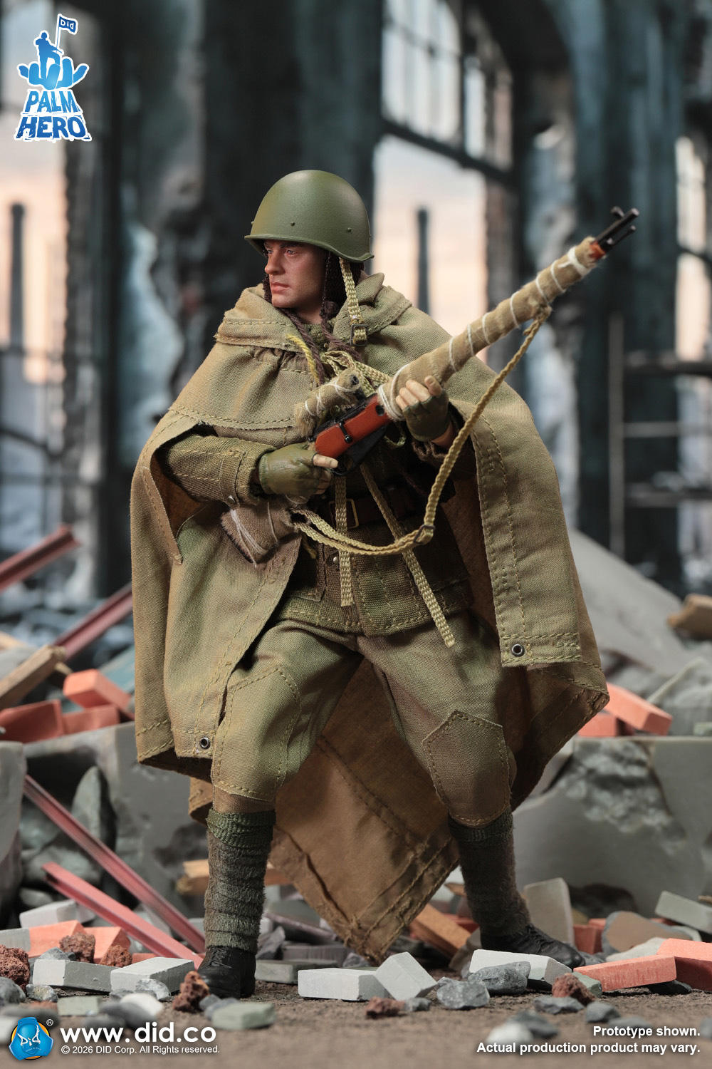 予約 DID 1/12 WW2 ロシア軍 狙撃兵 ヴァシリ・ザイツェフ XR80037