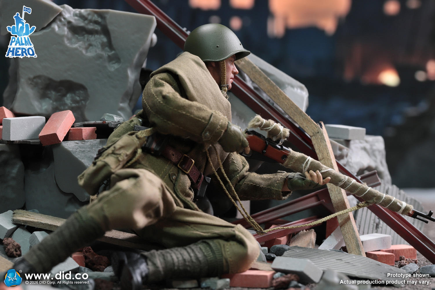 予約 DID 1/12 WW2 ロシア軍 狙撃兵 ヴァシリ・ザイツェフ XR80037