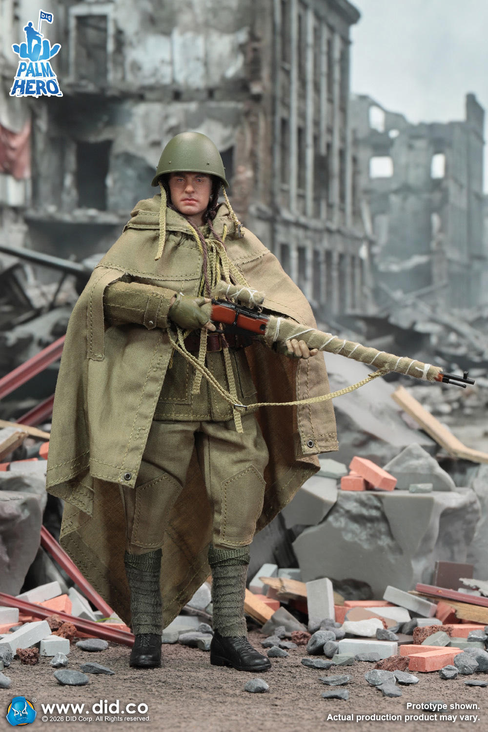 予約 DID 1/12 WW2 ロシア軍 狙撃兵 ヴァシリ・ザイツェフ XR80037