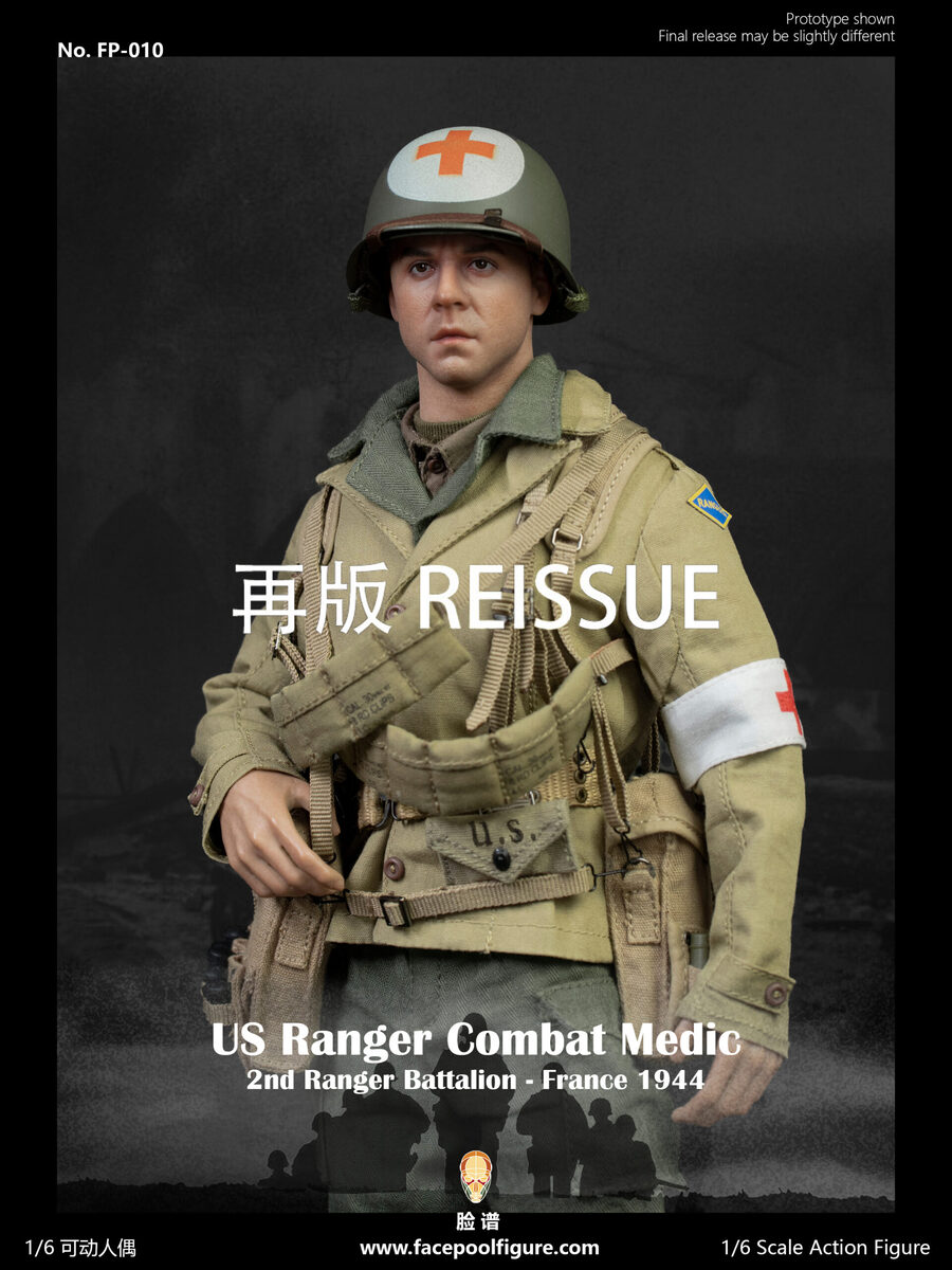 Facepoolfigure 1/6 WW2 アメリカ レンジャー 戦闘衛生兵 再販版 FP010